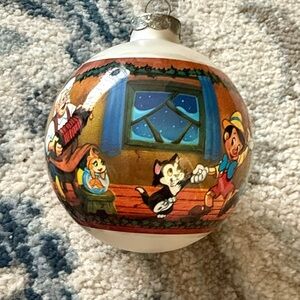 Charming Disney Holiday Ornament with Pinocchio Classic Characters